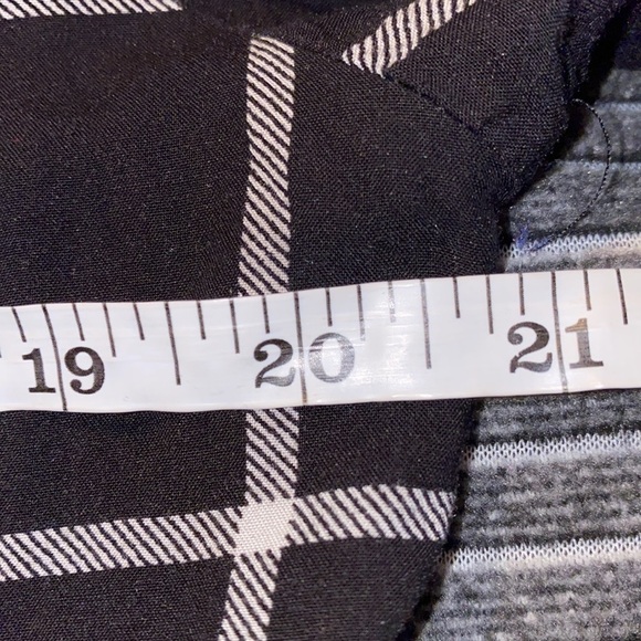 Passport  Black white Soft Plaid Button Up Shirt - Picture 8 of 11